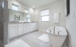 Master Bathroom with Dual Sinks, Soaking Tubs with Walk in Shower
